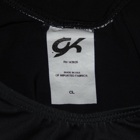 GK Black White Polkadots Leotard CL - Picture 5 of 7